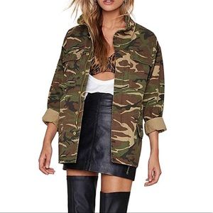 Women’s Lightweight Camo Jacket, Worn once!
